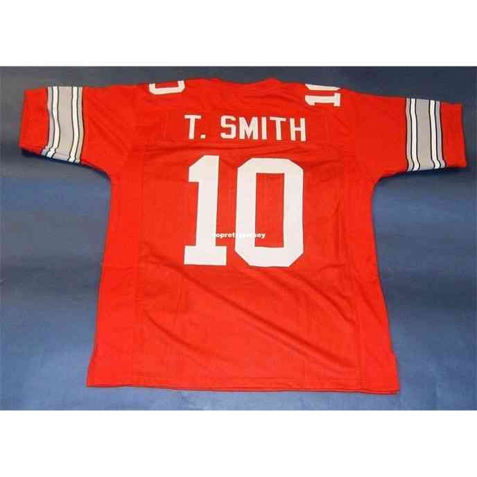 #10 Throwback Retro Troy High-end Smith Custom Ohio State Buckeyes Jersey Osu Heisman Red Mens Stitching Size S-5xl Football Jerseys Shirt, Gray
#10 Throwback Retro Troy High-end Smith Custom Ohio State Buckeyes Jersey Osu Heisman Red Mens Stitching Size S-5xl Football Jerseys Shirt, Gray