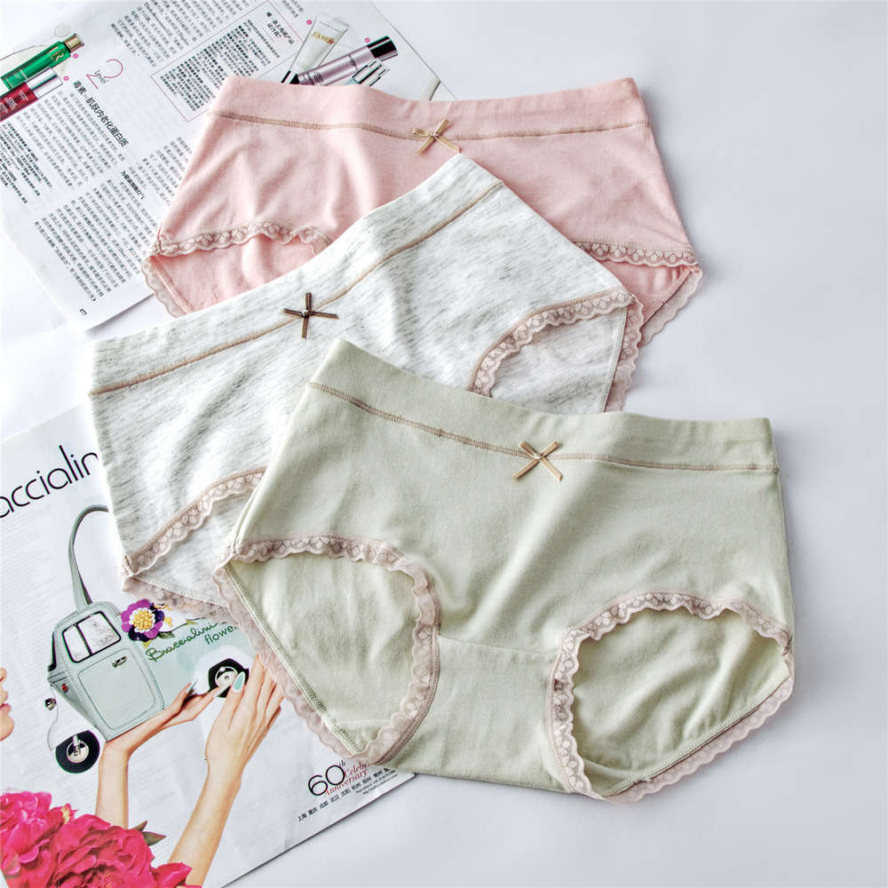 Autumn and winter new women's underwear lace modal traceless cotton crotch middle waist girls', Black;pink
Autumn and winter new women's underwear lace modal traceless cotton crotch middle waist girls', Black;pink
