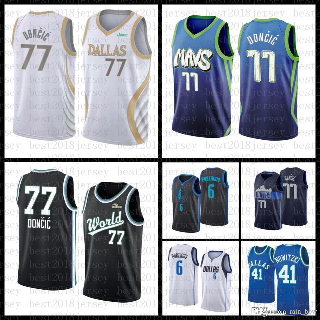 2021 New Basketball Jersey DallasMavericksMens Luka Kristaps 6 Porzingis 77 Doncic Dirk 41 Nowitzki Mesh Retro, Black;red
2021 New Basketball Jersey DallasMavericksMens Luka Kristaps 6 Porzingis 77 Doncic Dirk 41 Nowitzki Mesh Retro, Black;red