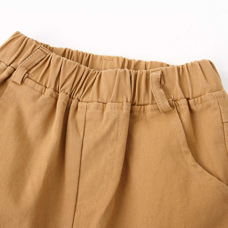 Casual Cargo Pants for Boys Kids Cotton Trousers Spring Clothes Teenage Joggers Clothing 3-10Years Students Sweatpants 210529