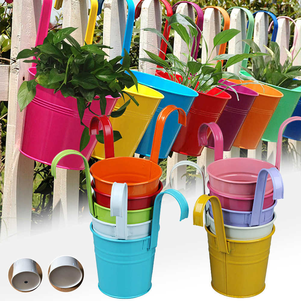 10pcs Wall Hanging Flower Pots Metal Fence Hanging Plant Pots Iron Garden Planter Pots Tin Bucket Holder Basket Home Garden 210724
10pcs Wall Hanging Flower Pots Metal Fence Hanging Plant Pots Iron Garden Planter Pots Tin Bucket Holder Basket Home Garden 210724