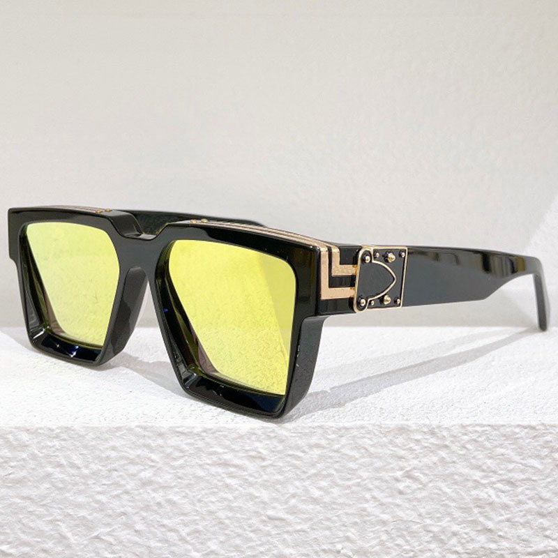 Millionaire designer sunglasses mens womens Z1165W new color fashion classic black frame yellow lens men sun glasses travel driving anti-UV400 top quality
Millionaire designer sunglasses mens womens Z1165W new color fashion classic black frame yellow lens men sun glasses travel driving anti-UV400 top quality