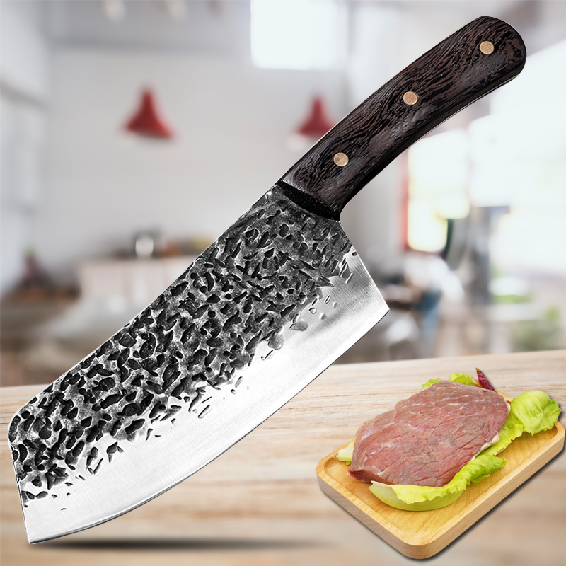 Hand Forged Hammer Pattern Kitchen Knife Chinese Stye Kitchen 5Cr15 Stainess Stee Chop and Sice Knife Sharp Kitchen Knife
Hand Forged Hammer Pattern Kitchen Knife Chinese Stye Kitchen 5Cr15 Stainess Stee Chop and Sice Knife Sharp Kitchen Knife