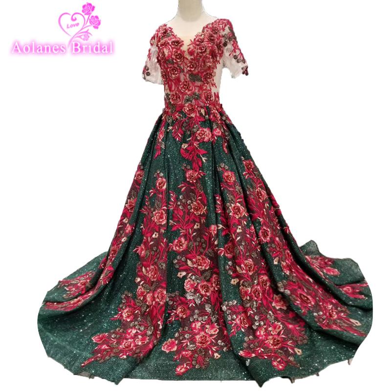 Party Dresses Emerald Green Red Lace Flowers Prom Dress Glitters Gown 2021 Design Fashion Evening Arabic
Party Dresses Emerald Green Red Lace Flowers Prom Dress Glitters Gown 2021 Design Fashion Evening Arabic