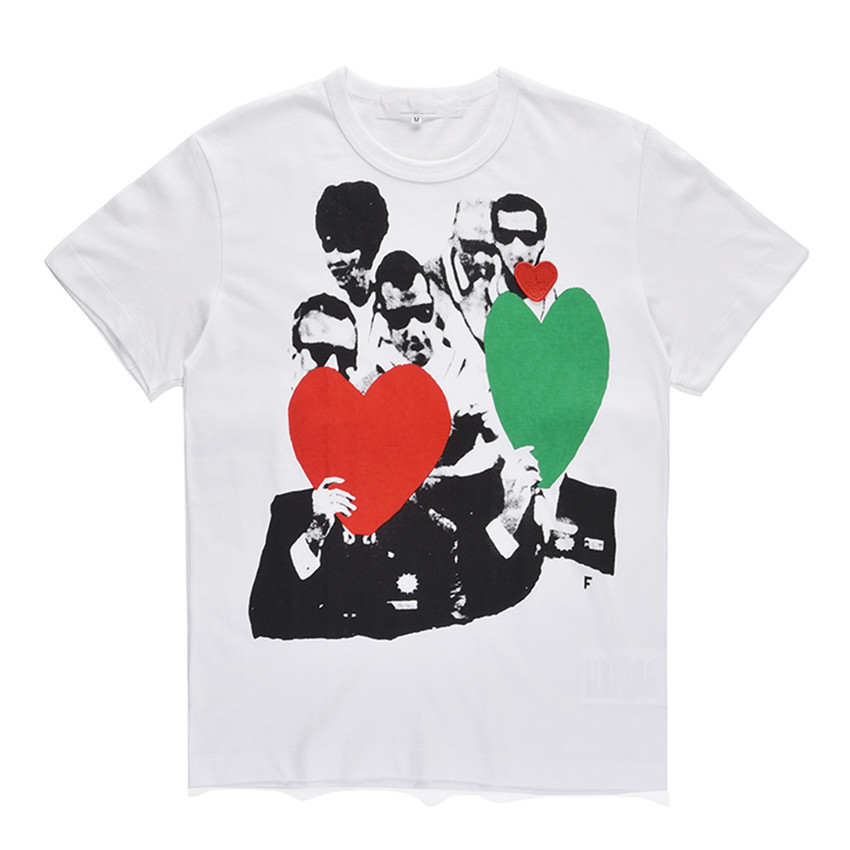 Classic PLAY unisex t-shirt #C004 summer short sleeve fashion tees harajuku luxuries stylist heart pattern men women designers CDG casual hip-hop tops, White;black
Classic PLAY unisex t-shirt #C004 summer short sleeve fashion tees harajuku luxuries stylist heart pattern men women designers CDG casual hip-hop tops, White;black