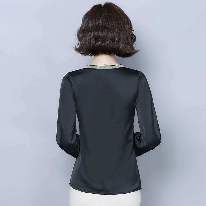 women blouse Tassel Shirt Women's Fashion Temperament Long Sleeve Slim Chiffon chemisier femme 6701 50 210427