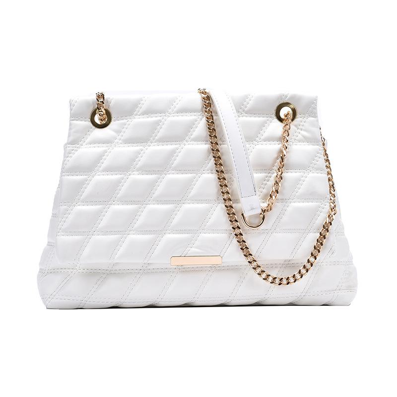 Latest Style Ladies Hand Bags Fashion Large Capacity Luxury Handbags Women Designer Chains Crossbody For Bolsas Cross Body, Beige 
Latest Style Ladies Hand Bags Fashion Large Capacity Luxury Handbags Women Designer Chains Crossbody For Bolsas Cross Body, Beige