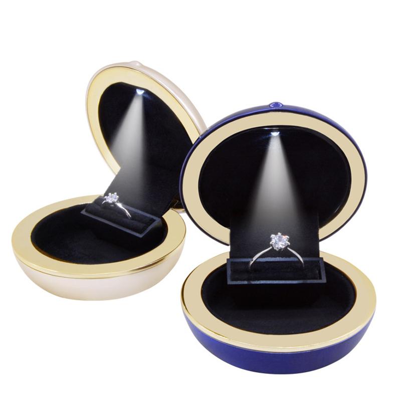 Jewelry Pouches, Bags LED Round Ring Packaging Display Case Fashion Wedding Gift Box For Lover
Jewelry Pouches, Bags LED Round Ring Packaging Display Case Fashion Wedding Gift Box For Lover