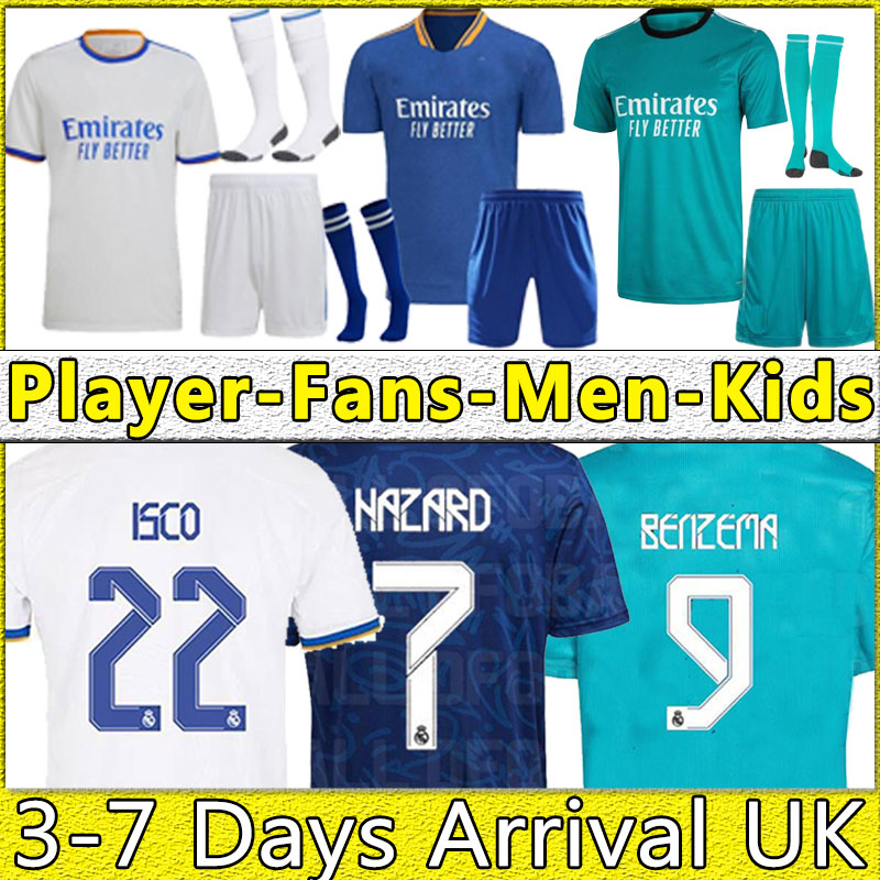 VINICIUS BENZEMA 21 22 Real Soccer Jersey Camiseta De Fútbol Madrid MODRIC RODRYGO Men Kit Kids Full Set Football Shirt Home Away COURTOIS HAZARD ASENSIO sock player, Home+patch
VINICIUS BENZEMA 21 22 Real Soccer Jersey Camiseta De Fútbol Madrid MODRIC RODRYGO Men Kit Kids Full Set Football Shirt Home Away COURTOIS HAZARD ASENSIO sock player, Home+patch