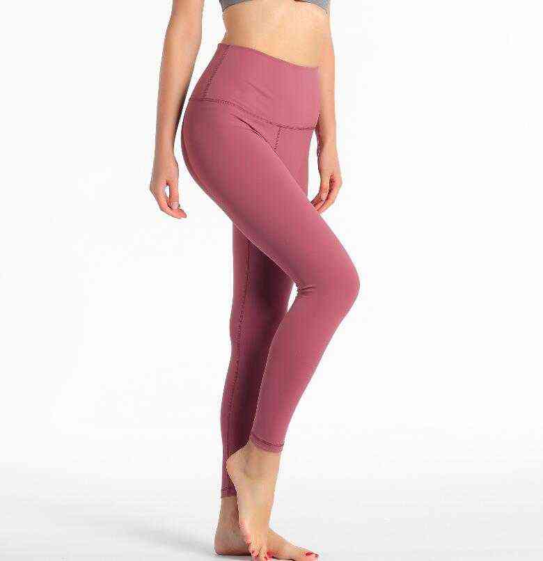 High waist skinny pants Casual Fashion 7/8 Tummy Control Leggings Ankle-Length 4-way Stretch 211115
