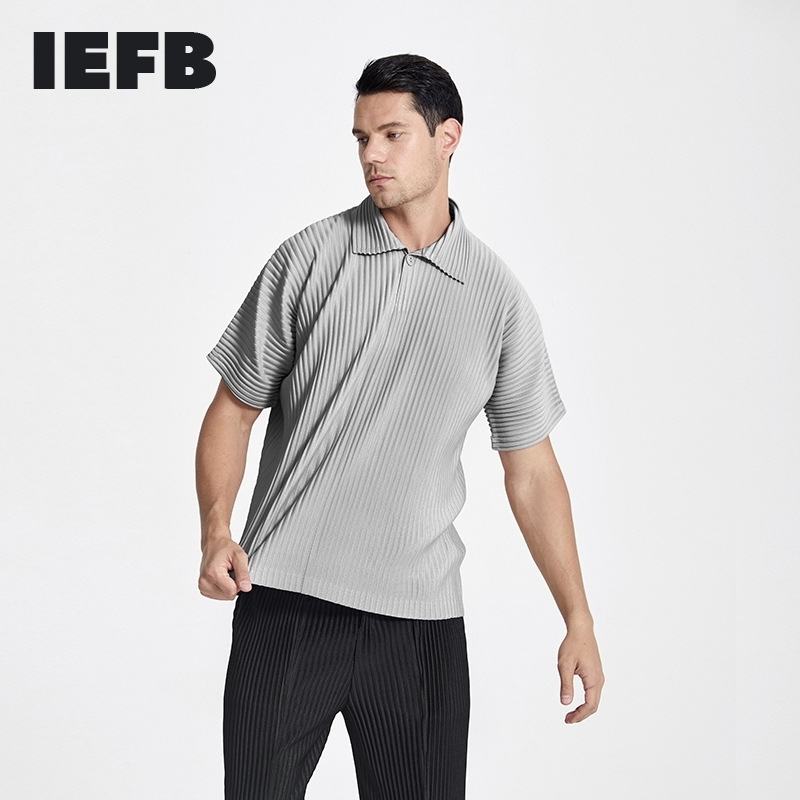IEFB Japanese Streetwear Fashion Pleated Men's Polo Shirt Summer Loose Large Size Short Sleeve Pullover Tee Tops 9Y6246 210524, Black
IEFB Japanese Streetwear Fashion Pleated Men's Polo Shirt Summer Loose Large Size Short Sleeve Pullover Tee Tops 9Y6246 210524, Black