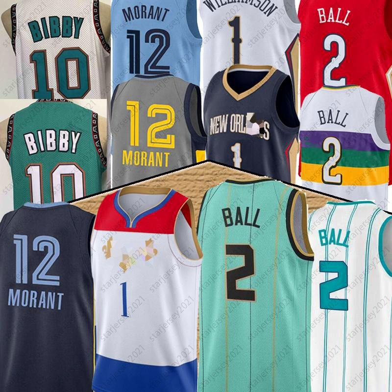 New LaMelo 2 Ball Zion 1 Williamson basketball jersey Ja 12 Morant Mike 10 Bibby men green blue basketball jerseys top 1, 13
New LaMelo 2 Ball Zion 1 Williamson basketball jersey Ja 12 Morant Mike 10 Bibby men green blue basketball jerseys top 1, 13