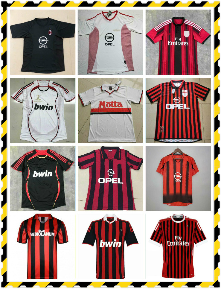 01 02 03 04 05 06 07 09 10 11 12 14 Retro Ac Milan Soccer Jerseys Kaka Baggio Ronaldo Nesta Maldini VAN BASTEN Pirlo Inzaghi Beckham Gullit, Black;yellow
01 02 03 04 05 06 07 09 10 11 12 14 Retro Ac Milan Soccer Jerseys Kaka Baggio Ronaldo Nesta Maldini VAN BASTEN Pirlo Inzaghi Beckham Gullit, Black;yellow
