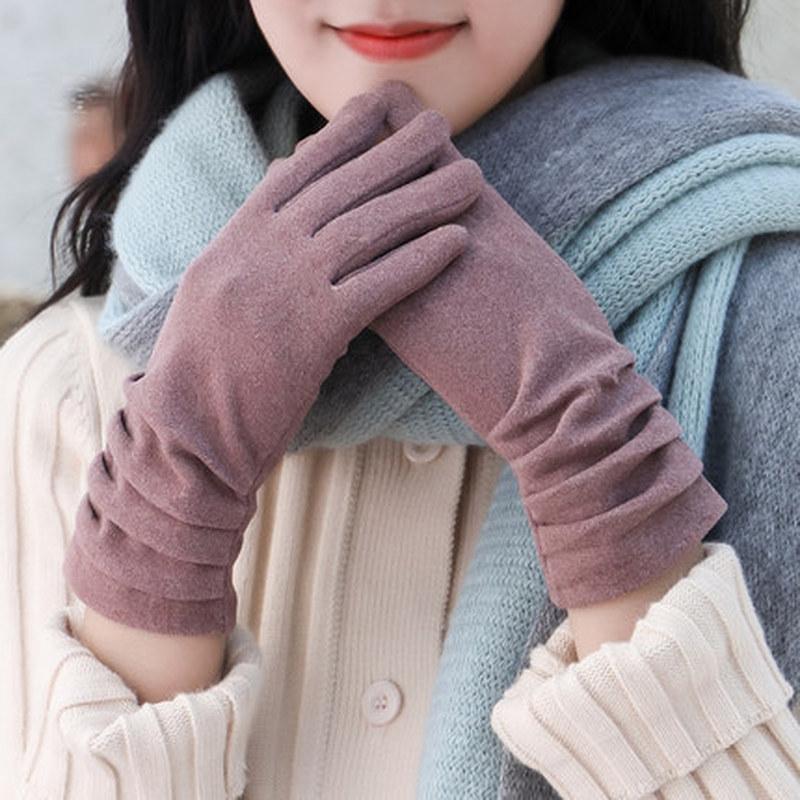 Autumn Winter Thin Touch Screen Warm Outdoor Drive Cycling High Elasticity Soft Middle Length Windproof Gloves Solid Simple Five Fingers
Autumn Winter Thin Touch Screen Warm Outdoor Drive Cycling High Elasticity Soft Middle Length Windproof Gloves Solid Simple Five Fingers