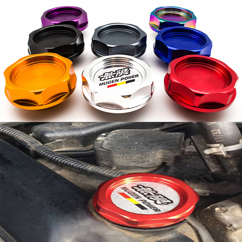 

Car Modified Tank Covers MUGEN Fuel Cap Honda Oil Cap Civic Fit High Temperature High Pressure-resistant Oil Cap Fuel Filter