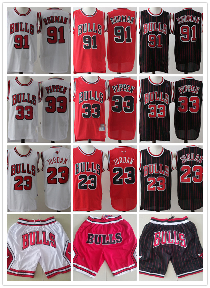 Mens Chicago Bulls 23 michael MJ Scottie 33 Pippen Dennis 91 Rodman Basketball Shorts Basketball Jersey red black white, Black;red
Mens Chicago Bulls 23 michael MJ Scottie 33 Pippen Dennis 91 Rodman Basketball Shorts Basketball Jersey red black white, Black;red