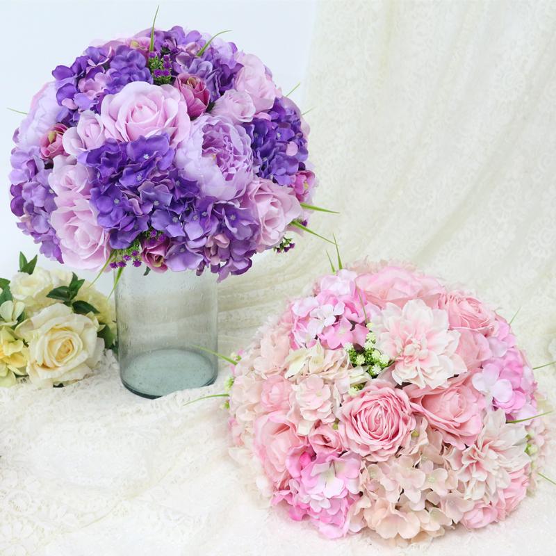 Decorative Flowers & Wreaths 40cm Simulation Rose Hydrangea Hemisphere Silk Flower Ball Wedding Decoration Road Lead Roman Column Home Party, Purple-30cm
Decorative Flowers & Wreaths 40cm Simulation Rose Hydrangea Hemisphere Silk Flower Ball Wedding Decoration Road Lead Roman Column Home Party, Purple-30cm