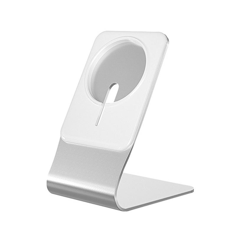 Cell Phone Mounts & Holders For 12 Pro Max 12Mini Magsafing Holder Magnetic Wireless Charging Stand Desk Aluminum Macsafe Mobile Brac