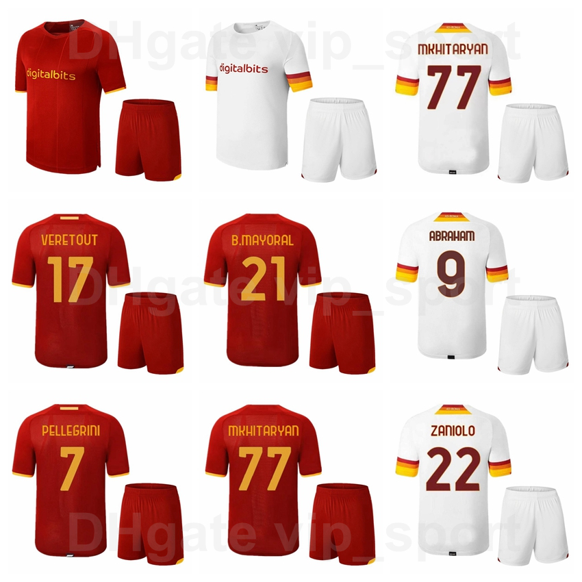 AS Roma 2021 2022 Soccer 9 Tammy Abraham Jersey Set 21 Borja Mayoral 23 Gianluca Mancini 4 Bryan Cristante 37 Leonardo Spinazzola 7 Pellegrini Football Shirt Kits, White
AS Roma 2021 2022 Soccer 9 Tammy Abraham Jersey Set 21 Borja Mayoral 23 Gianluca Mancini 4 Bryan Cristante 37 Leonardo Spinazzola 7 Pellegrini Football Shirt Kits, White