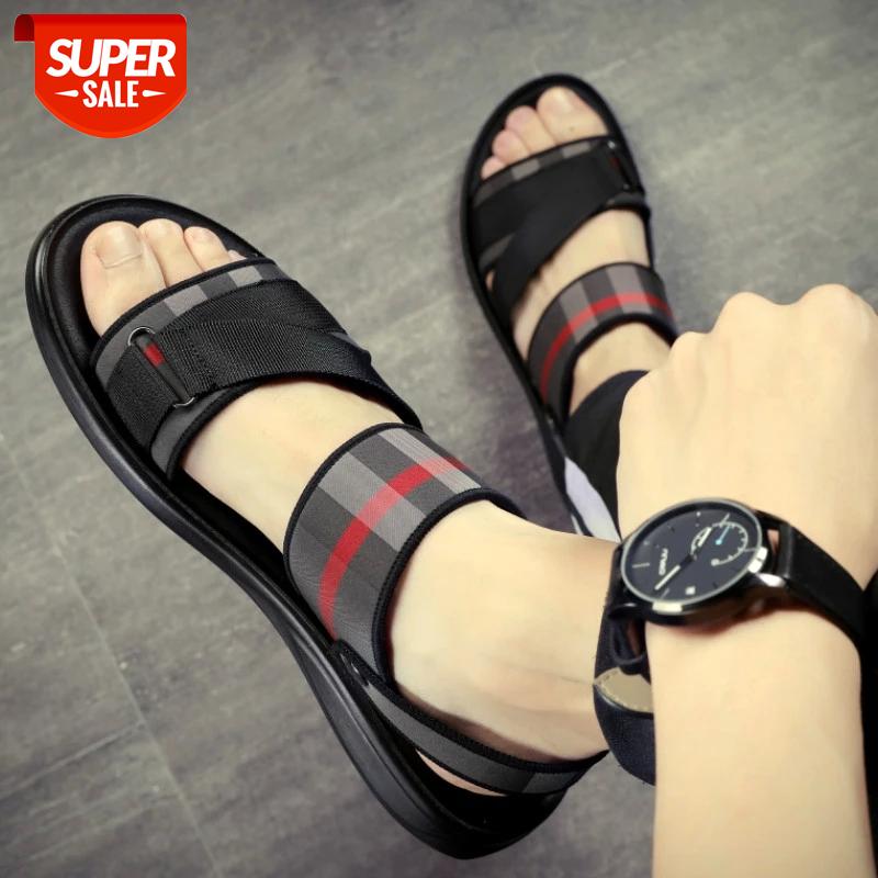 WEH sandals for men 2020 trending summer outdoor leisure non-slip beach luxury sandal high quality soft sole dual-purpose sandal #L48W, Black
WEH sandals for men 2020 trending summer outdoor leisure non-slip beach luxury sandal high quality soft sole dual-purpose sandal #L48W, Black