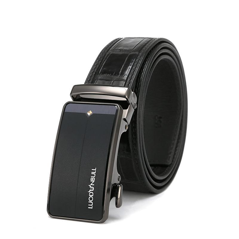 Belts Crocodile Bring Man Business Affairs Skin Automatic Belt Both Buckle Leather Cinturones Hombre Cinto Masculino For Women, Black
Belts Crocodile Bring Man Business Affairs Skin Automatic Belt Both Buckle Leather Cinturones Hombre Cinto Masculino For Women, Black