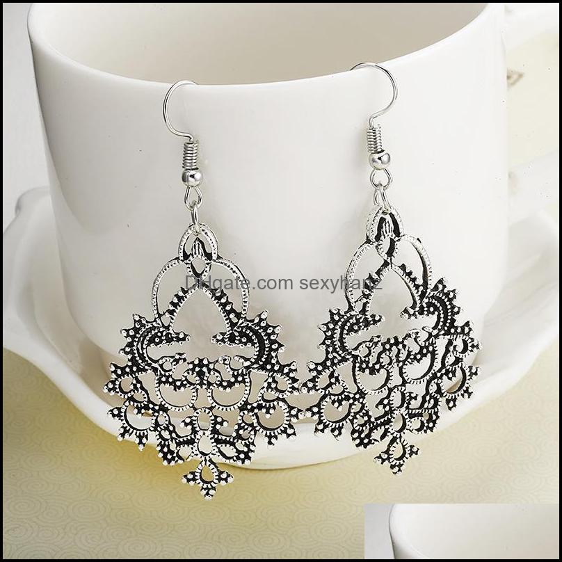Earrings Jewelry Dangle & Chandelier Design Vintage Hollow Lotus Dangler Earring Female Heart Shaped Brinco Bijoux Wholesale Drop Delivery 2
Earrings Jewelry Dangle & Chandelier Design Vintage Hollow Lotus Dangler Earring Female Heart Shaped Brinco Bijoux Wholesale Drop Delivery 2