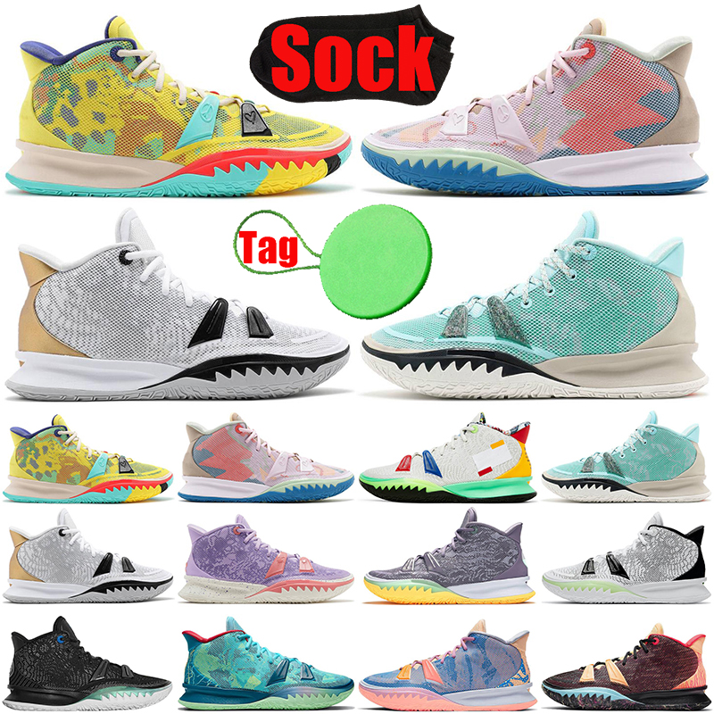 With Sock Tag Kyrie 7 mens basketball shoes 1 World 1 People Visions Copa BK Black Metallic Daughters Daybreak men trainers sports sneakers top, #4 copa
With Sock Tag Kyrie 7 mens basketball shoes 1 World 1 People Visions Copa BK Black Metallic Daughters Daybreak men trainers sports sneakers top, #4 copa