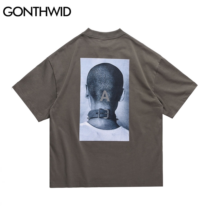 Tshirts Streetwear Creative Head Print Punk Rock Gothic Tees Shirts Hip Hop Casual Cotton Loose T-Shirt Tops 210602, White
Tshirts Streetwear Creative Head Print Punk Rock Gothic Tees Shirts Hip Hop Casual Cotton Loose T-Shirt Tops 210602, White