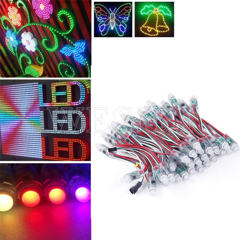 50Pcs/lot 12mm WS2811 2811 IC RGB LED Pixels Module String Lights IP68 5V For Advertisement/Holidays/Chrismas Modules
50Pcs/lot 12mm WS2811 2811 IC RGB LED Pixels Module String Lights IP68 5V For Advertisement/Holidays/Chrismas Modules