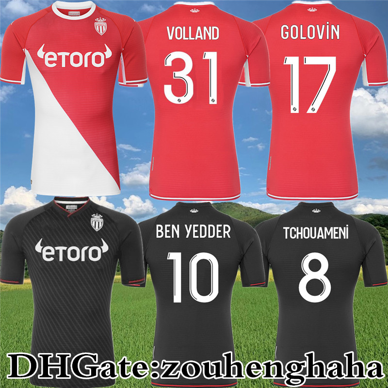 Monaco BEN YEDDER Soccer Jerseys 2021 22 AS GOLOVIN TCHOUAMENI Maillots de Foot VOLLAND B.BADIASHILE DIATTA GELSON.M S.DIOP JAKOBS FOFANA DISASI Football shirts Kit, Away +patch
Monaco BEN YEDDER Soccer Jerseys 2021 22 AS GOLOVIN TCHOUAMENI Maillots de Foot VOLLAND B.BADIASHILE DIATTA GELSON.M S.DIOP JAKOBS FOFANA DISASI Football shirts Kit, Away +patch