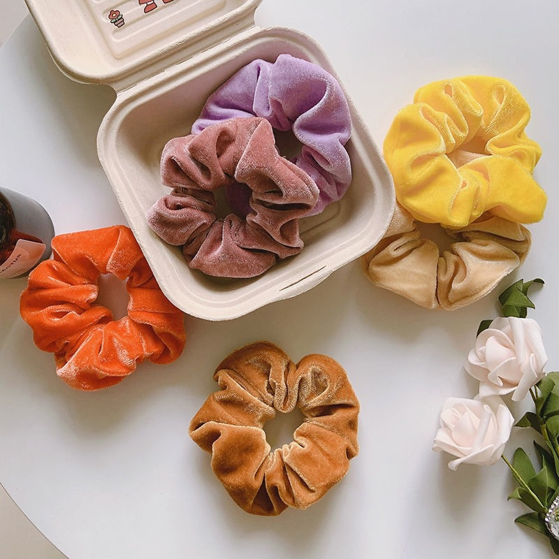 Luxury Designer Designer Veet Scrunchies Set For Girls Women For Woman - Elastic Bands, Ties, And Hair for woman Accessories 20 Pieces Free Ship Ship