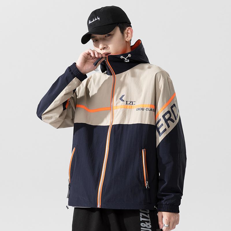 Men's Tracksuits QIWN Urban Sports Suit Spring And Autumn Casual Color Matching