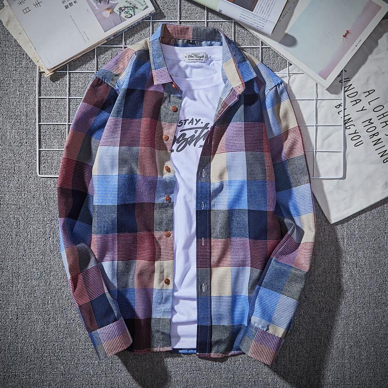 Men's Casual Shirts Spring Autumn 100% Cotton Male Long Sleeve Shirt Warm Man Clothes Flannel Plaid Men Plus Size 3XL 4XL 5XL, White;black
Men's Casual Shirts Spring Autumn 100% Cotton Male Long Sleeve Shirt Warm Man Clothes Flannel Plaid Men Plus Size 3XL 4XL 5XL, White;black
