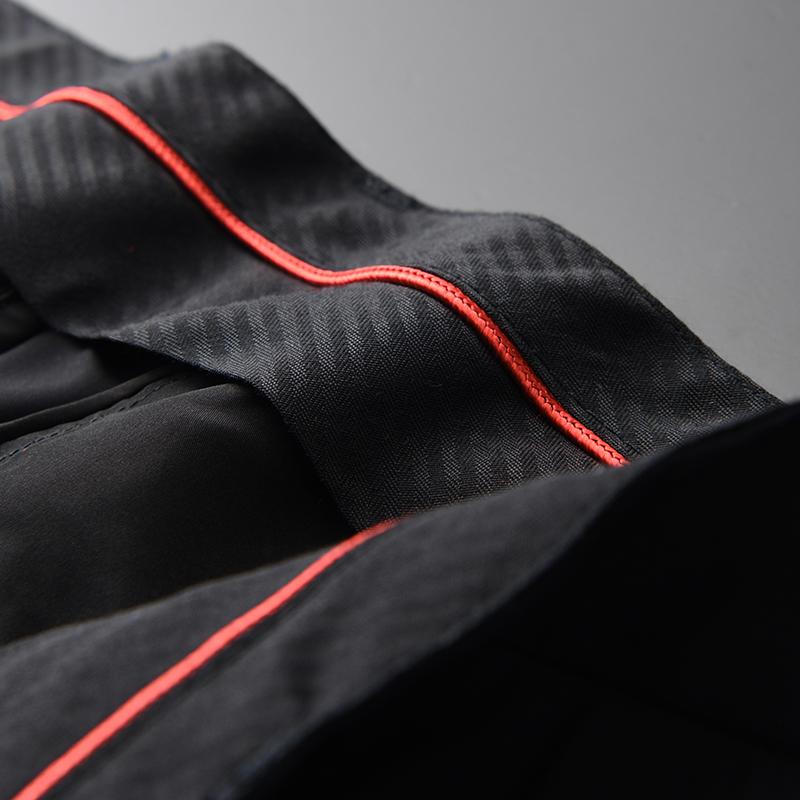 Elastic Summer Luxury Fabric Business Casual Man Pants Plus Size 4xl Hight Quality Slim Fit Mens Trousers Men's