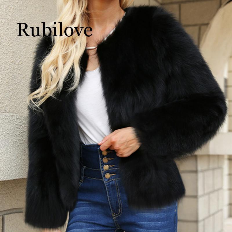 Women' Fur & Faux Rubilove Women Fashion Long Sleeve O-Neck Casual Outerwear Coat Winter Autumn Jacket Thick Warm, Black
Women' Fur & Faux Rubilove Women Fashion Long Sleeve O-Neck Casual Outerwear Coat Winter Autumn Jacket Thick Warm, Black