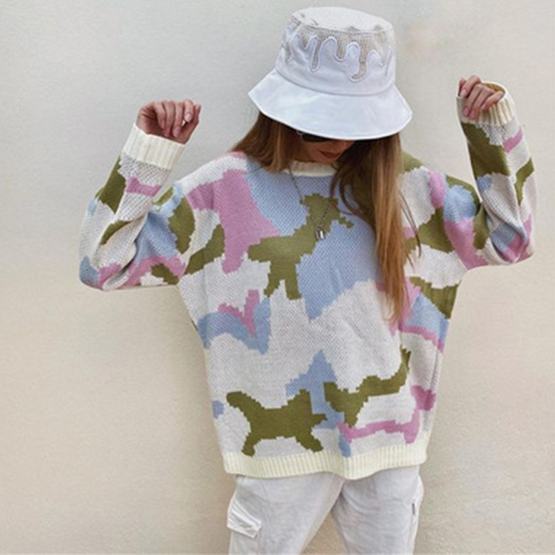 Women's Sweaters Female knitted sweater with contrast pattern, female casual long-sleeve round collar, spring and autumn BGE7, 1# shoe box
Women's Sweaters Female knitted sweater with contrast pattern, female casual long-sleeve round collar, spring and autumn BGE7, 1# shoe box