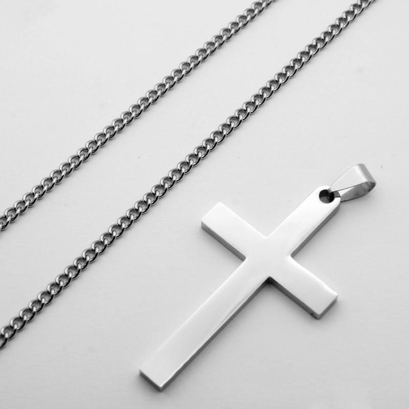 Chains Metal Fashion Women Jewelry Gift Necklace Pendant Chain Titanium Stainless Steel For Man Male Or Female