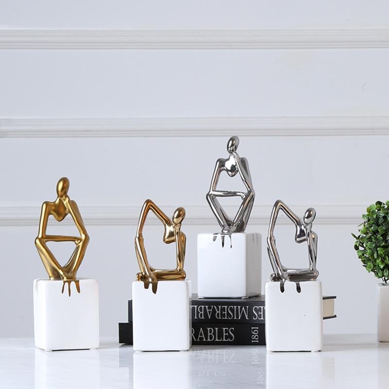 Decorative Objects & Figurines Creative Modern Minimalist Ceramic Sitting Person Decoration Fashion Nordic Home Soft Craft Ornaments
Decorative Objects & Figurines Creative Modern Minimalist Ceramic Sitting Person Decoration Fashion Nordic Home Soft Craft Ornaments