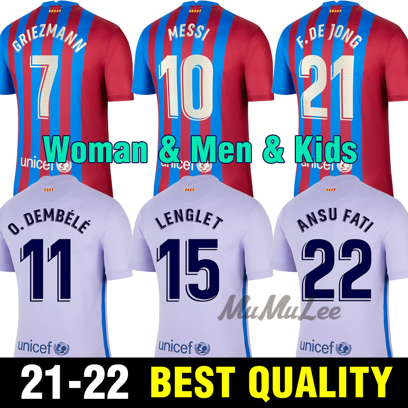 21 22 BARCA soccer jersey MEMPHIS camiseta de futbol MESSI KUN AGUERO 2021 2022 ANSU FATI GRIEZMANN F.DE JONG DEST football shirt kit woman men kids, Black;yellow
21 22 BARCA soccer jersey MEMPHIS camiseta de futbol MESSI KUN AGUERO 2021 2022 ANSU FATI GRIEZMANN F.DE JONG DEST football shirt kit woman men kids, Black;yellow