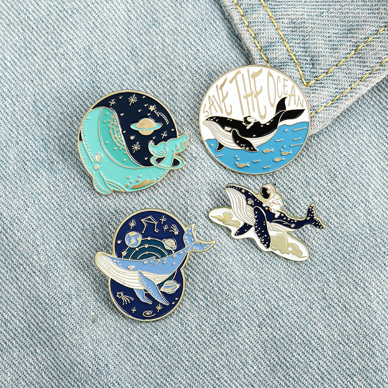 Universe Sea Whale Brooches Pins Cute Enamel Lapel Pin Badge for Women men fashion jewelry will and sandy
Universe Sea Whale Brooches Pins Cute Enamel Lapel Pin Badge for Women men fashion jewelry will and sandy