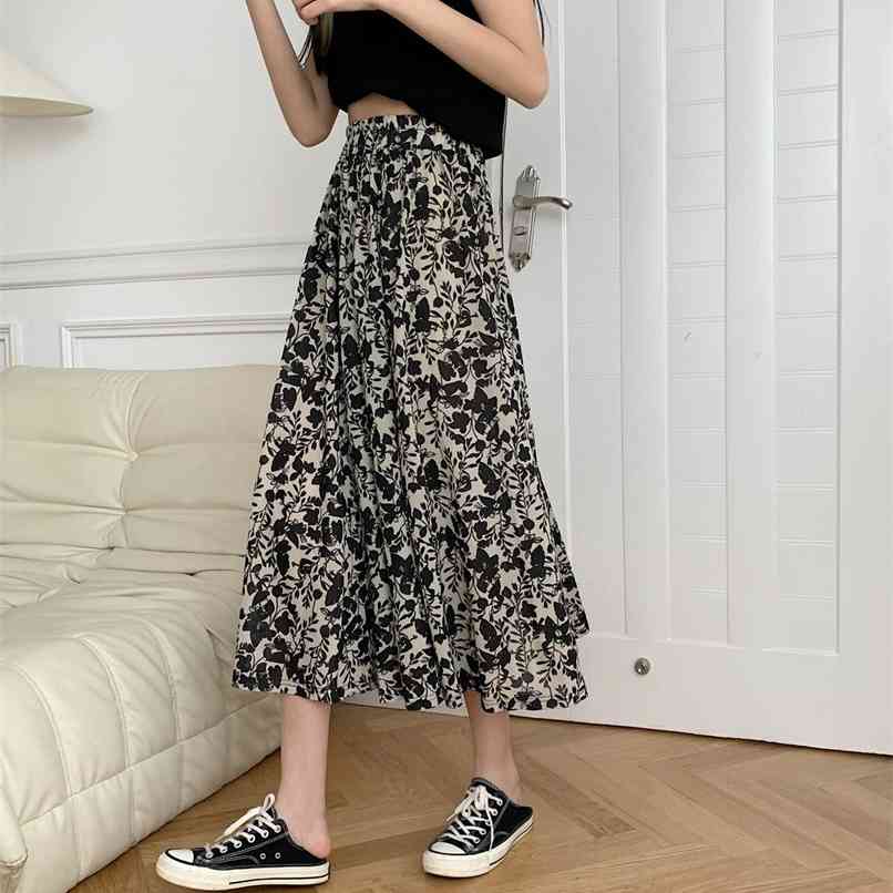 Fashion women's skirts summer style long are thin and cover the hips high waist floral pleated skirt 210520, The picture color
Fashion women's skirts summer style long are thin and cover the hips high waist floral pleated skirt 210520, The picture color