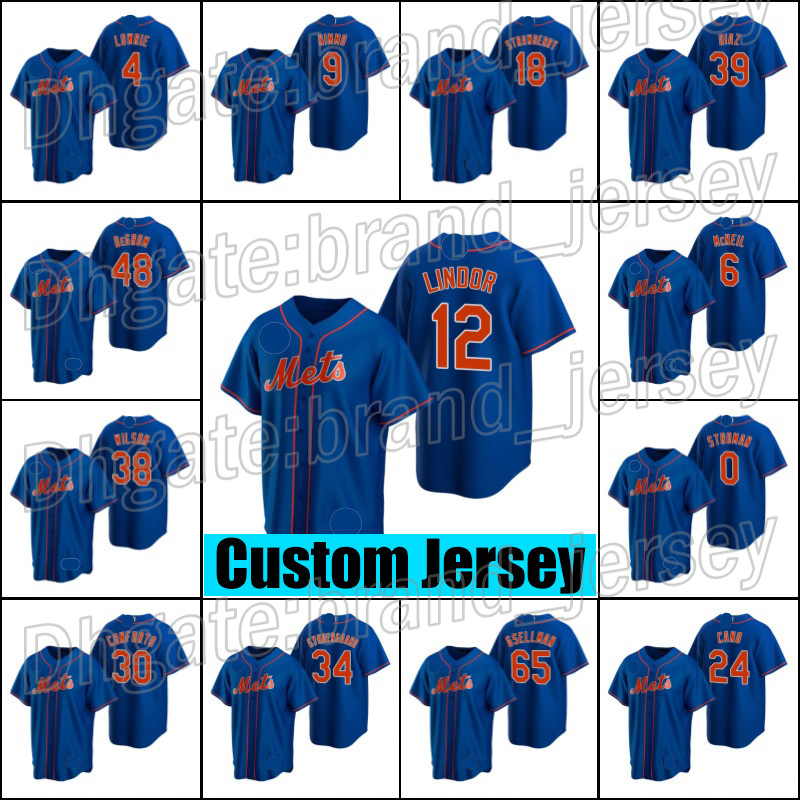 MLB New York Mets 12 Francisco Lindor 48 Jacob deGrom jersey 20 Pete Alonso Michael Conforto Trevor May jerseys James McCann Brandon Nimmo, Woman jersey (ddh)
MLB New York Mets 12 Francisco Lindor 48 Jacob deGrom jersey 20 Pete Alonso Michael Conforto Trevor May jerseys James McCann Brandon Nimmo, Woman jersey (ddh)