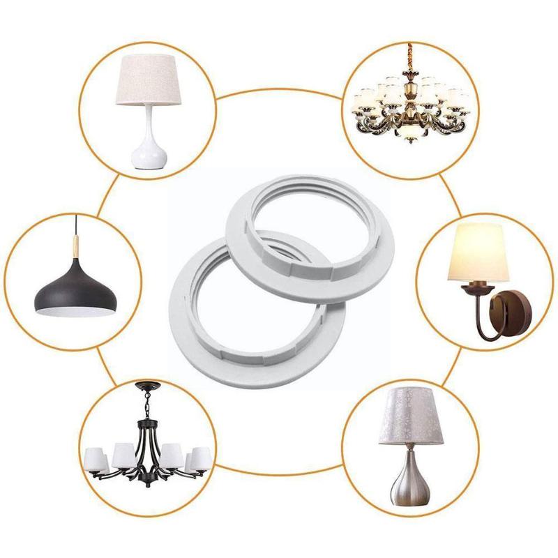 Lamp Covers & Shades 2pcs E14/e27 Lampshade Ring Adapter Black/white Light Adaptor Holder Accessories Bulb Shade Collar Y6e3
Lamp Covers & Shades 2pcs E14/e27 Lampshade Ring Adapter Black/white Light Adaptor Holder Accessories Bulb Shade Collar Y6e3