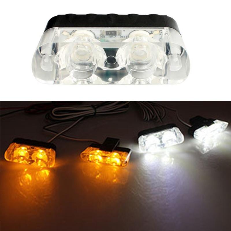 Emergency Lights Wireless Remote Warning Lamp Yellow & White Strobe Light 2 LEDs Per Panel 3 Strobing
Emergency Lights Wireless Remote Warning Lamp Yellow & White Strobe Light 2 LEDs Per Panel 3 Strobing