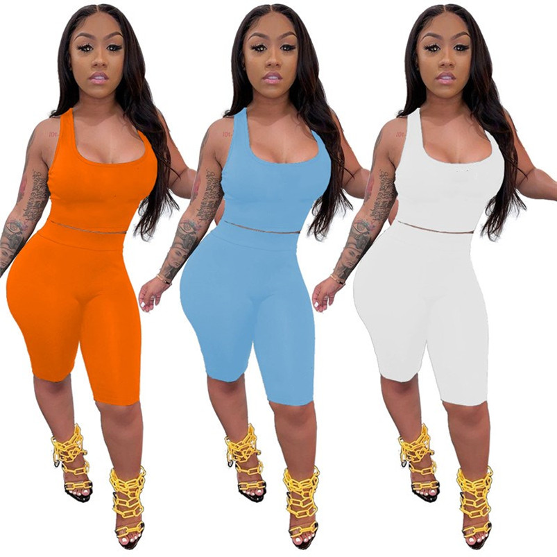Womens tracksuits tank top outfits two piece set women summer clothes shorts casual sleeveless sportswear sport suit selling klw6279, Gray
Womens tracksuits tank top outfits two piece set women summer clothes shorts casual sleeveless sportswear sport suit selling klw6279, Gray