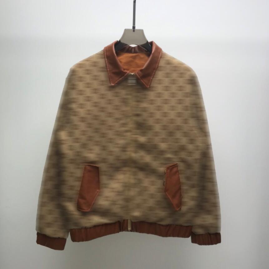 21SS French autumn winter top fashion exclusive luxury letter full-print neckline jacket Paris men's designer high-quality leather stitching motorcycle men's jacket, Brown
21SS French autumn winter top fashion exclusive luxury letter full-print neckline jacket Paris men's designer high-quality leather stitching motorcycle men's jacket, Brown
