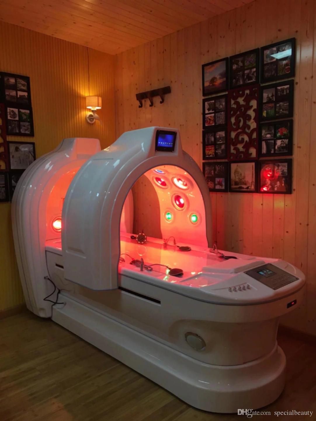 Multifunctional spa capsule / infrared steam sauna LED Skin Rejuvenation bed