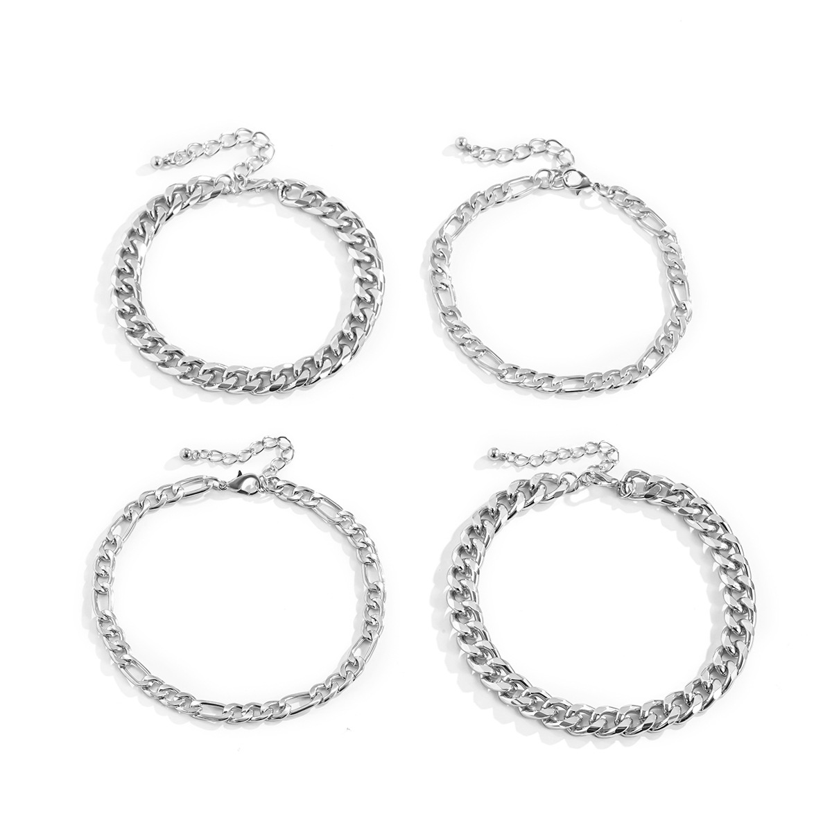 Designer Jewelry Iced Out Chains Men Women Anklets Hip Hop Bling Diamond Ankle Bracelets Gold Silver Cuban Link Fashion Accessorie