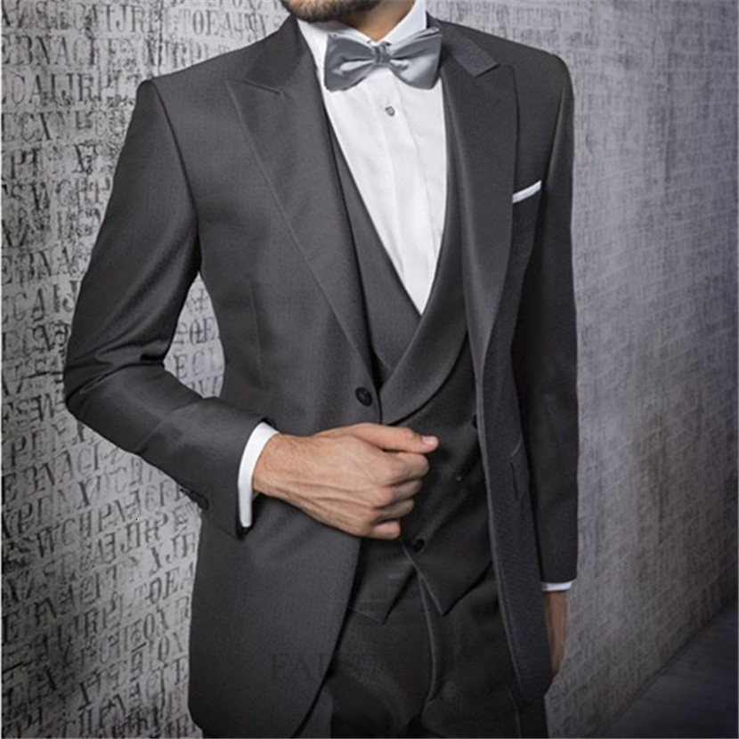 Men's Suits & Blazers -style gray button bridegroom tuxedo notch lapel male godfather prom, Picture style3
Men's Suits & Blazers -style gray button bridegroom tuxedo notch lapel male godfather prom, Picture style3
