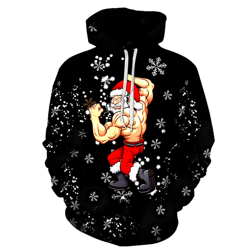 Christmas Muscle Pattern Men's S 3D Printed Hoodie Visual Impact Party Top Punk Gothic Round Neck High Quality Sweatshirt Hoodie, Black
Christmas Muscle Pattern Men's S 3D Printed Hoodie Visual Impact Party Top Punk Gothic Round Neck High Quality Sweatshirt Hoodie, Black